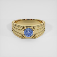 1.86 Ct. Blue Sapphire Ring, 18K Yellow Gold 1