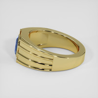 1.55 Ct. Blue Sapphire Ring, 18K Yellow Gold 4