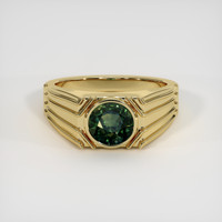 3.49 Ct. Sapphire Ring, 18K Yellow Gold 1