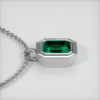 6.64 Ct. Emerald Pendant, Platinum 950 3