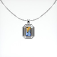 0.82 Ct. Sapphire Pendant, Platinum 950 1