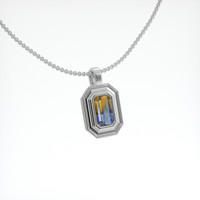 0.82 Ct. Sapphire Pendant, Platinum 950 2