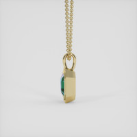 1.09 Ct. Bi Color Sapphire Pendant, 14K Yellow Gold 3