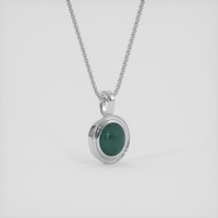 1.00 Ct. Green to Purple Alexandrite Pendant, Platinum 950 2
