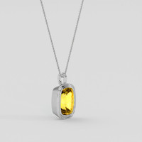 20.38 Ct. Golden Yellow Heliodor Pendant, Platinum 950 2