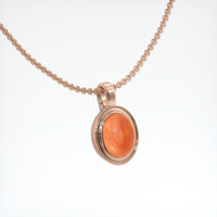 2.83 Ct. Gemstone Pendant, 14K Rose Gold 2