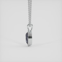 4.71 Ct. Grey Taaffeite Pendant, 14K White Gold 3