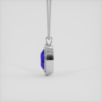 19.17 Ct. Blue Tanzanite Pendant, 18K White Gold 3