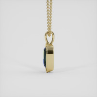 1.32 Ct. Bi Color Sapphire Pendant, 14K Yellow Gold 3
