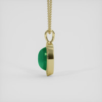 16.44 Ct. Emerald Pendant, 18K Yellow Gold 3