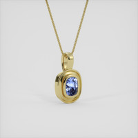 1.82 Ct. Bi Color Sapphire Pendant, 18K Yellow Gold 2