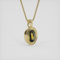 1.25 Ct. Bi Color Sapphire Pendant, 18K Yellow Gold 2