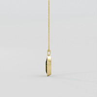 10.00 Ct. Yellowish Green Sphene (Titanite) Pendant, 18K Yellow Gold 3