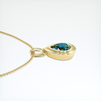 3.34 Ct. Gemstone Pendant, 18K Yellow Gold 3