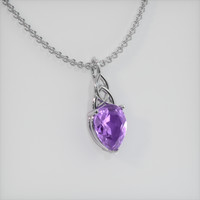 1.50 Ct. Gemstone Pendant, Platinum 950 2