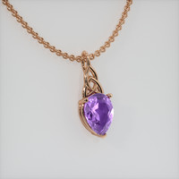 1.50 Ct. Gemstone Pendant, 14K Rose Gold 2