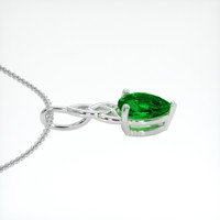 1.02 Ct. Gemstone Pendant, 14K White Gold 3