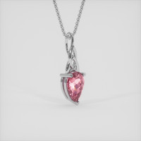 2.62 Ct. Gemstone Pendant, 14K White Gold 2