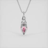 2.62 Ct. Gemstone Pendant, 14K White Gold 4