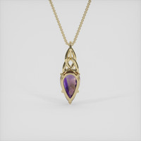 13.82 Ct. Bi Color Ametrine Pendant, 14K Yellow Gold 4