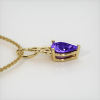 1.14 Ct. Gemstone Pendant, 18K Yellow Gold 3