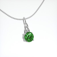 1.13 Ct. Gemstone Pendant, Platinum 950 2