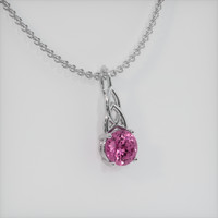 0.88 Ct. Gemstone Pendant, Platinum 950 2