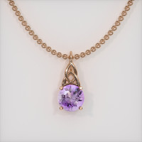 1.36 Ct. Gemstone Pendant, 14K Rose Gold 1