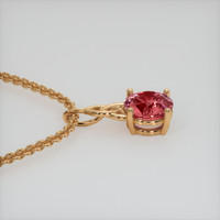 2.10 Ct. Gemstone Pendant, 14K Rose Gold 3