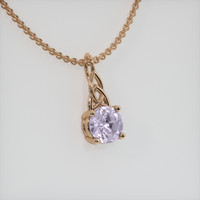 1.29 Ct. Gemstone Pendant, 14K Rose Gold 2
