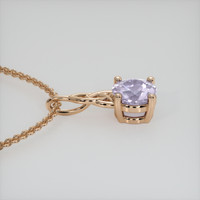 1.29 Ct. Gemstone Pendant, 14K Rose Gold 3