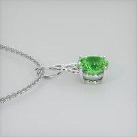 1.54 Ct. Gemstone Pendant, 14K White Gold 3