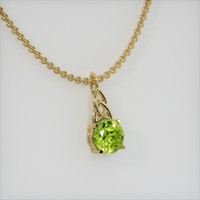 1.31 Ct. Gemstone Pendant, 14K Yellow Gold 2