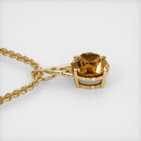 6.85 Ct. Gemstone Pendant, 14K Yellow Gold 3