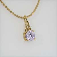 1.29 Ct. Gemstone Pendant, 14K Yellow Gold 2