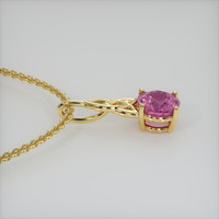 0.88 Ct. Gemstone Pendant, 14K Yellow Gold 3