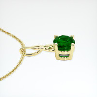 0.99 Ct. Gemstone Pendant, 18K Yellow Gold 3