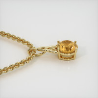 4.12 Ct. Gemstone Pendant, 18K Yellow Gold 3