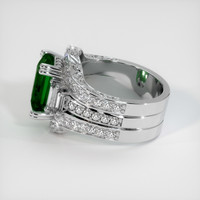 4.25 Ct. Emerald Ring, Platinum 950 4