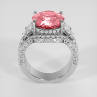 7.01 Ct. Brownish Pink Tourmaline Ring, Platinum 950 3