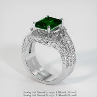 2.24 Ct. Gemstone Ring, Platinum 950 2