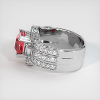 3.02 Ct. Ruby Ring, Platinum 950 4