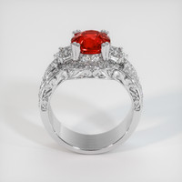 3.00 Ct. Ruby Ring, Platinum 950 3