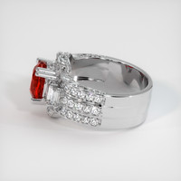 3.00 Ct. Ruby Ring, Platinum 950 4