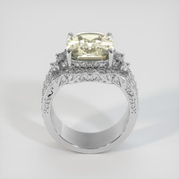 6.39 Ct. Yellow Sapphire Ring, Platinum 950 3