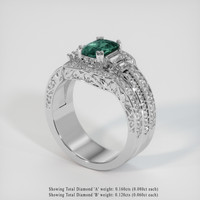 1.57 Ct. Sapphire Ring, Platinum 950 2