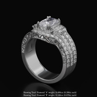 1.95 Ct. Sapphire Ring, Platinum 950 2