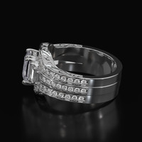 1.95 Ct. Sapphire Ring, Platinum 950 4