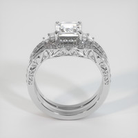 2.21 Ct. White Sapphire Ring, Platinum 950 3