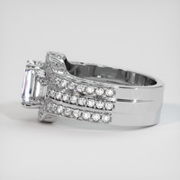2.01 Ct. White Sapphire Ring, Platinum 950 4